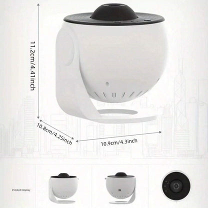 Nylampa – LED Galaxy Projector Lamp with Rotating Star & Planet Projections