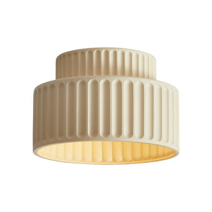 TerraLume – Modern Ceramic Flush Mount Ceiling Light