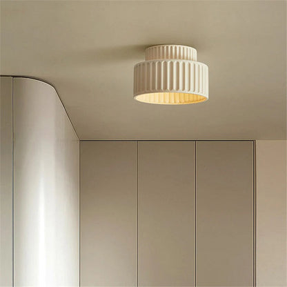 TerraLume – Modern Ceramic Flush Mount Ceiling Light