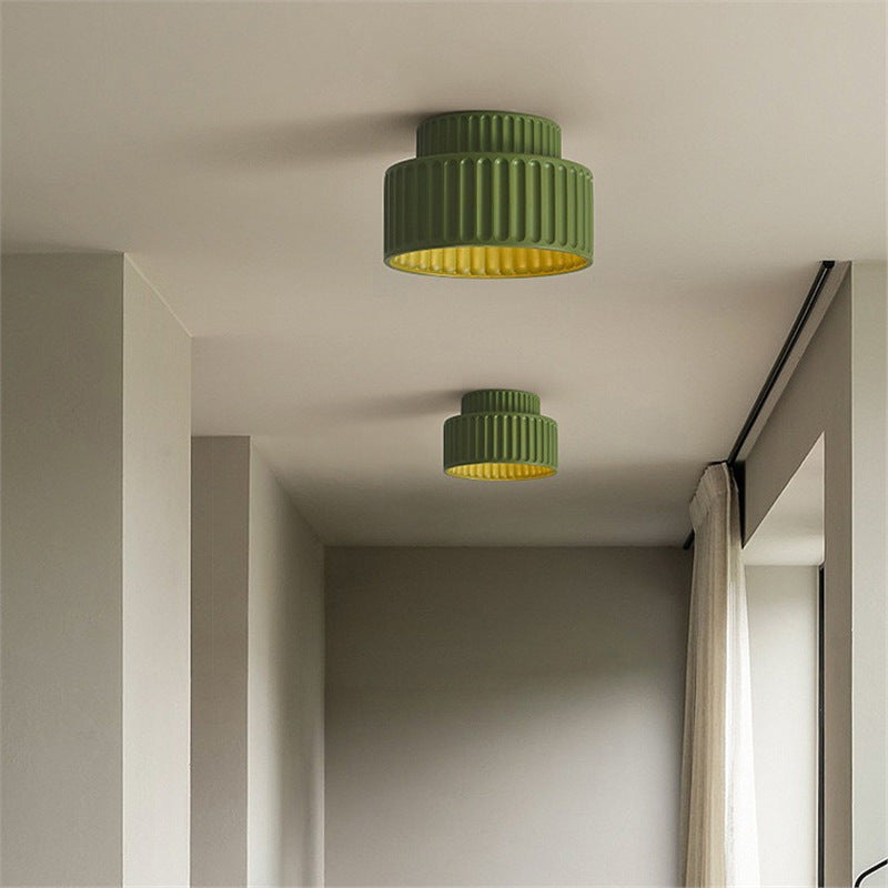 TerraLume – Modern Ceramic Flush Mount Ceiling Light