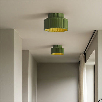 TerraLume – Modern Ceramic Flush Mount Ceiling Light