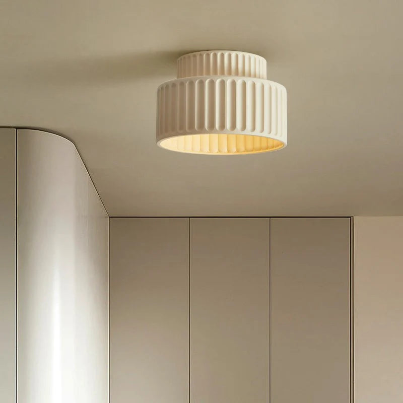 TerraLume – Modern Ceramic Flush Mount Ceiling Light