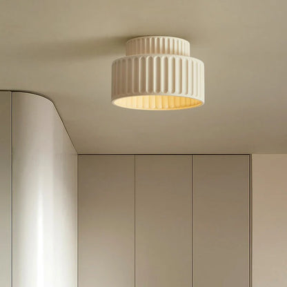 TerraLume – Modern Ceramic Flush Mount Ceiling Light