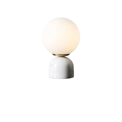 Lunara – Modern Marble Globe Table Lamp