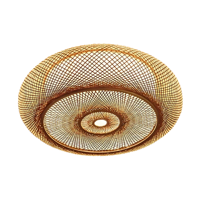 Nayora – Handwoven Bamboo LED Ceiling Light