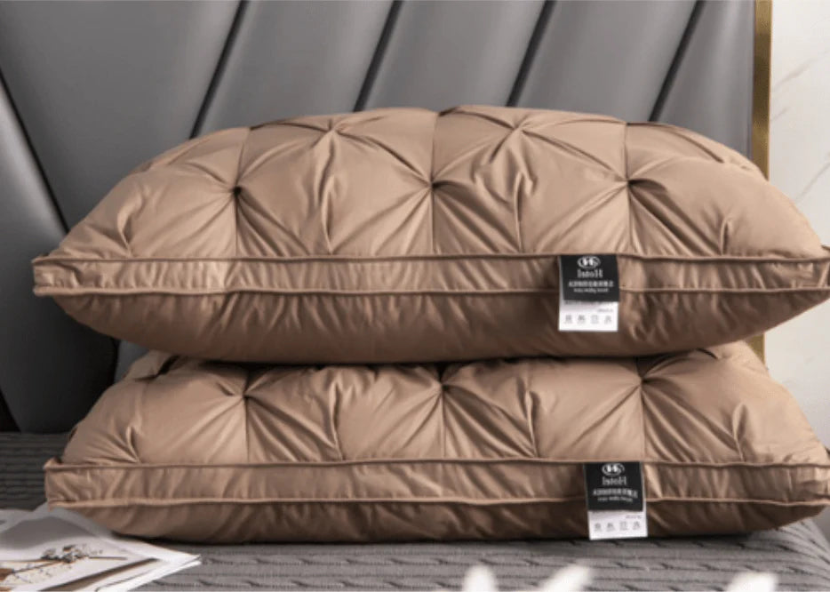 DreamFeather – Luxury Goose Down Pillow for Hotel-Quality Sleep Comfort