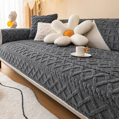 Tessura – Textured Woven Sofa Cover with Anti-Slip Design
