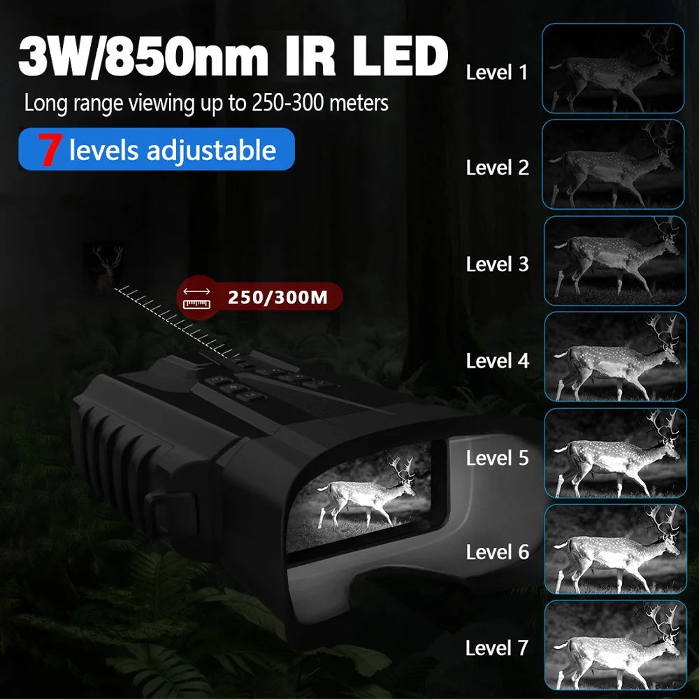 Military Grade HD Night Vision Binoculars 500m v3