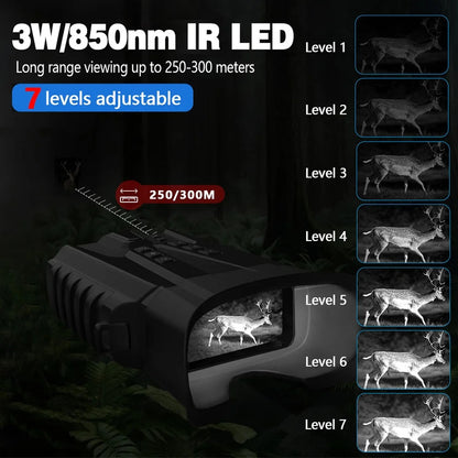 Military Grade HD Night Vision Binoculars 500m v3