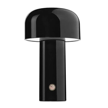 MiroLux – Modern Mushroom LED Bedside Lamp with USB Charging