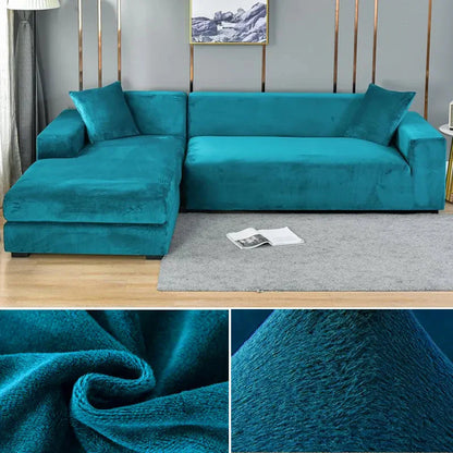 Velvoria – Premium Velvet Stretch Sofa Cover with Plush Texture