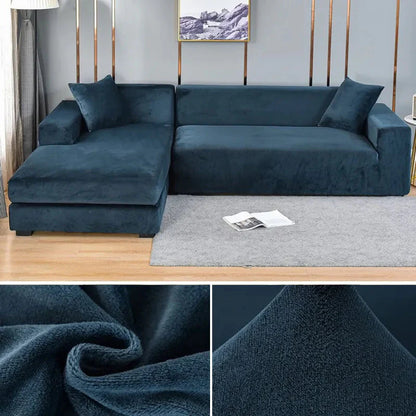 Velvoria – Premium Velvet Stretch Sofa Cover with Plush Texture