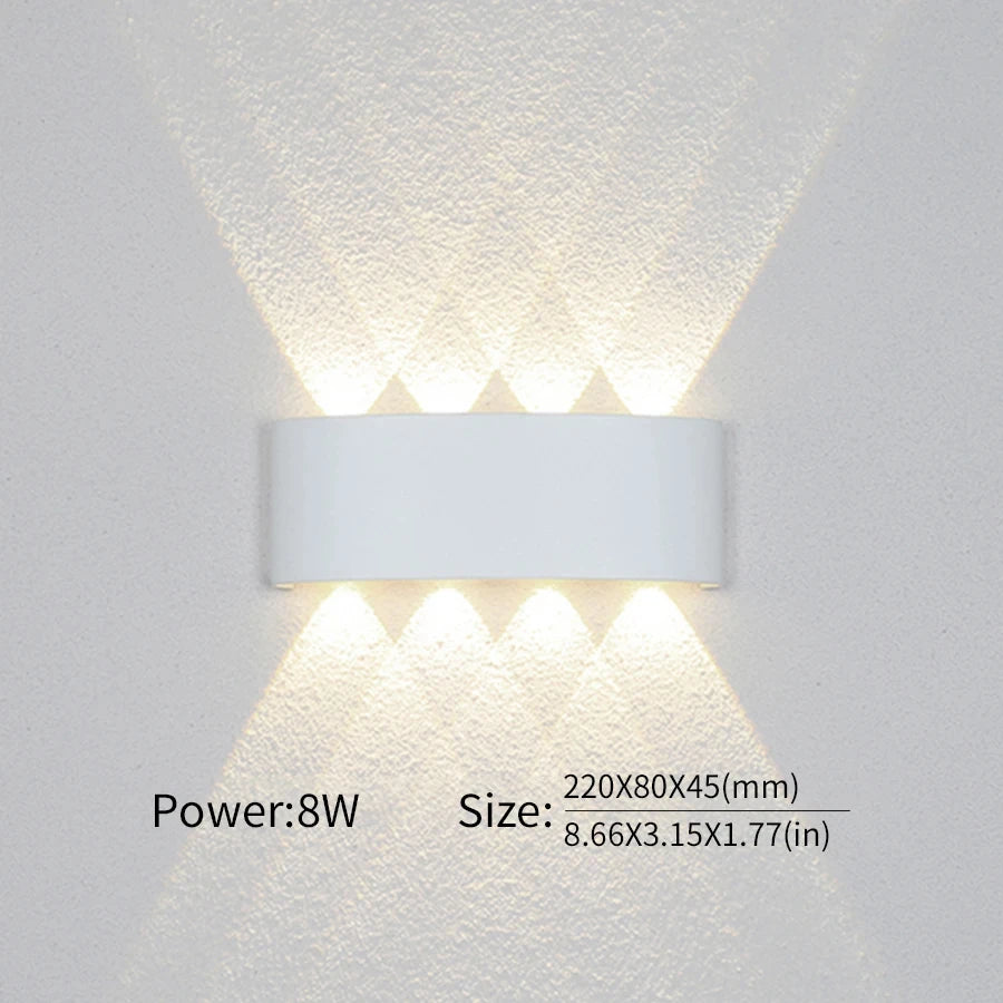 LumiFlex – Modern Waterproof LED Wall Lamp for Indoor & Outdoor