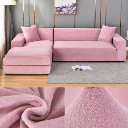 Velvoria – Premium Velvet Stretch Sofa Cover with Plush Texture