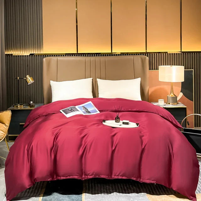 Silkyra – Luxury Mulberry Silk Duvet Cover for Elegant Bedroom Comfort