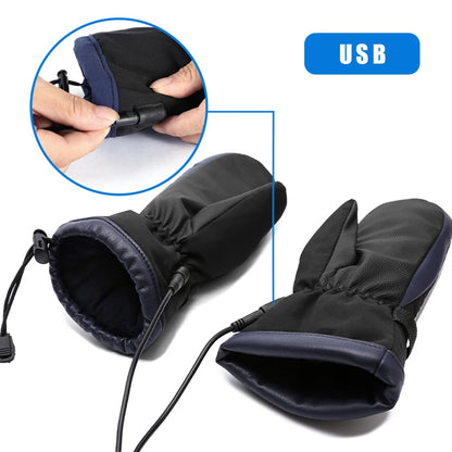 FrostHeat – Dual-Sided USB Heated Mittens with Waterproof Insulation & Touchscreen Grip