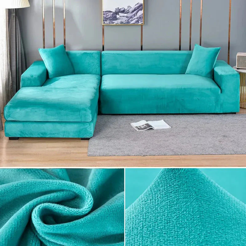 Velvoria – Premium Velvet Stretch Sofa Cover with Plush Texture