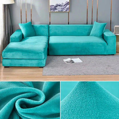 Velvoria – Premium Velvet Stretch Sofa Cover with Plush Texture