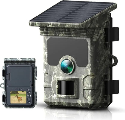 4K Solar Trail Camera with Wi-Fi & Night Vision – Bricodil BCD4729