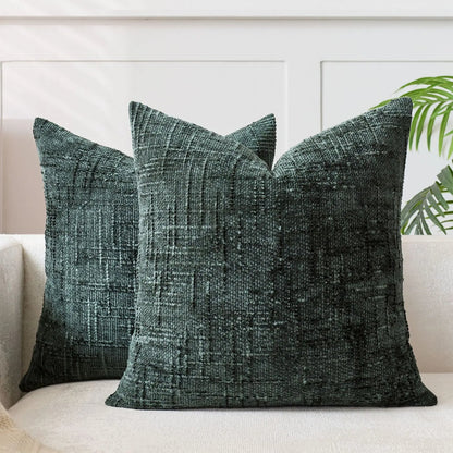 Lucina – Textured Chenille Cushion Cover for Sofa & Bedroom Décor