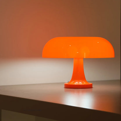 MushAura – Modern Bauhaus Mushroom Table Lamp | Aluminium & Plastic