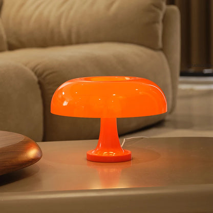 MushAura – Modern Bauhaus Mushroom Table Lamp | Aluminium & Plastic