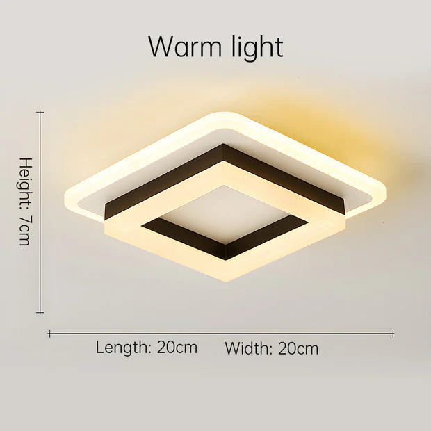 Lumora – Modern Square LED Ceiling Light