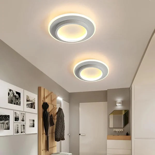 Lunara – Modern Round LED Flush Ceiling Light
