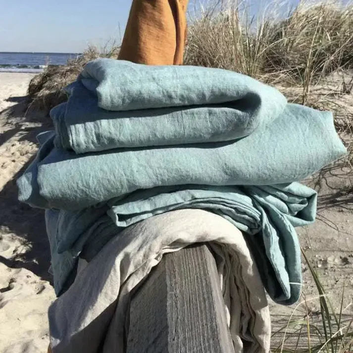 AerisLinn – Breathable 100% Pure Linen Bed Sheet
