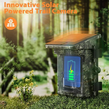 4K Solar Trail Camera with Wi-Fi & Night Vision – Bricodil BCD4729