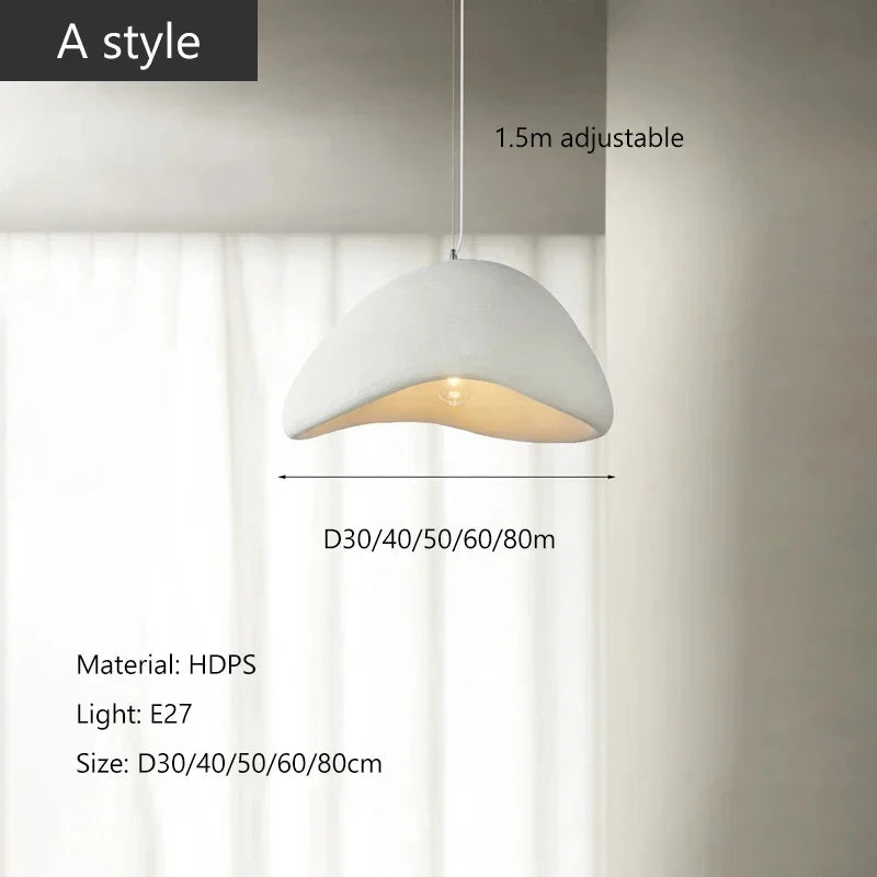 Lunara – Modern Sculptural Cloud Pendant Lamp in Resin