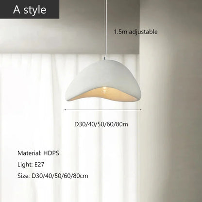Lunara – Modern Sculptural Cloud Pendant Lamp in Resin