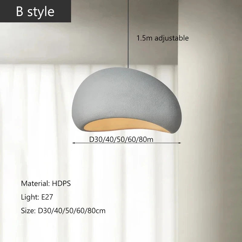 Lunara – Modern Sculptural Cloud Pendant Lamp in Resin