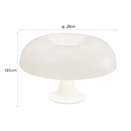 MushAura – Modern Bauhaus Mushroom Table Lamp | Aluminium & Plastic