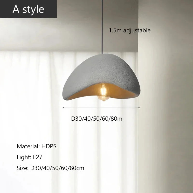 Lunara – Modern Sculptural Cloud Pendant Lamp in Resin