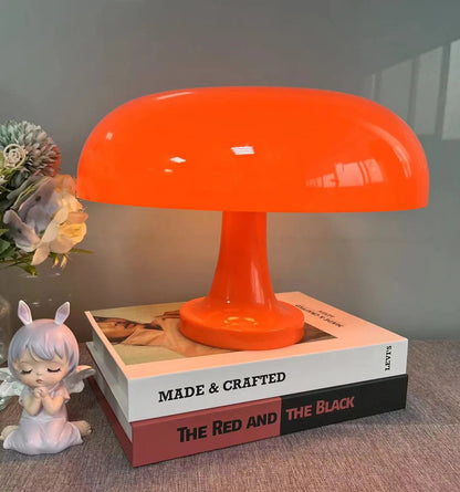 MushAura – Modern Bauhaus Mushroom Table Lamp | Aluminium & Plastic