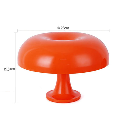 MushAura – Modern Bauhaus Mushroom Table Lamp | Aluminium & Plastic