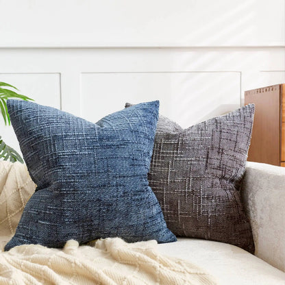Lucina – Textured Chenille Cushion Cover for Sofa & Bedroom Décor