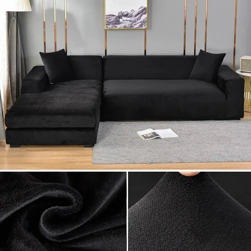 Velvoria – Premium Velvet Stretch Sofa Cover with Plush Texture