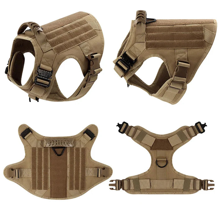 Bricegis™– Heavy-Duty Tactical Dog Harness with Handle