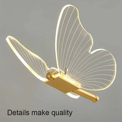 Lumora – Elegant LED Butterfly Table Lamp with Golden Base