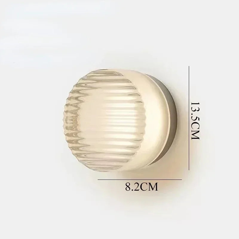 Cirvera – Modern Round Glass Wall Lamp