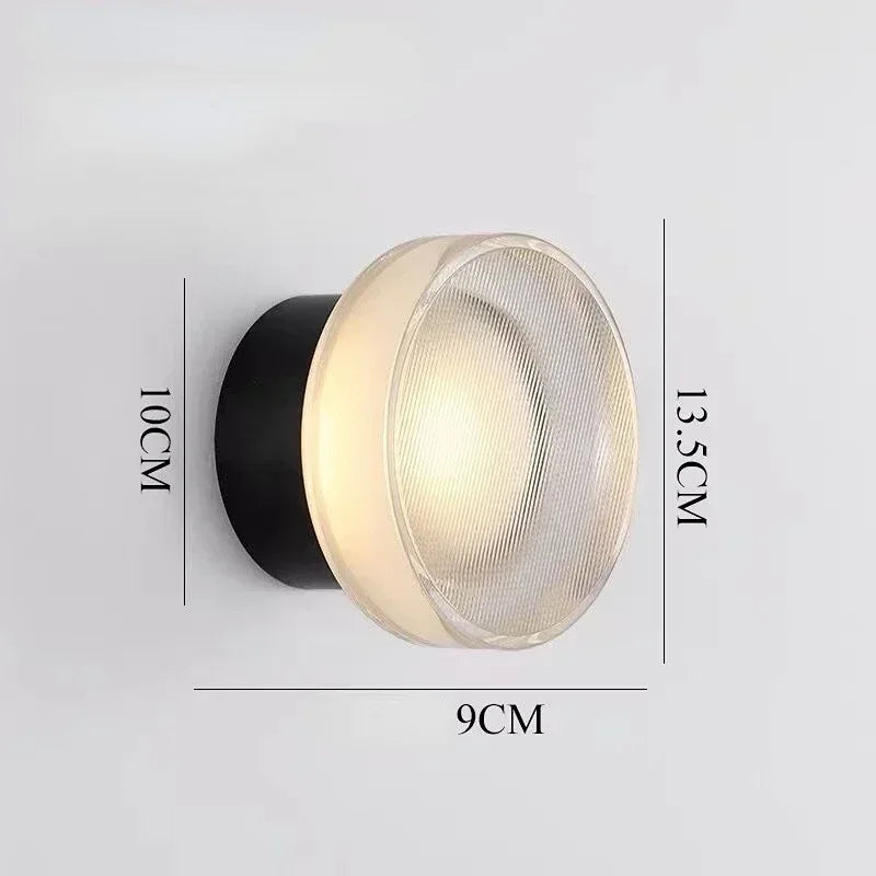 Cirvera – Modern Round Glass Wall Lamp