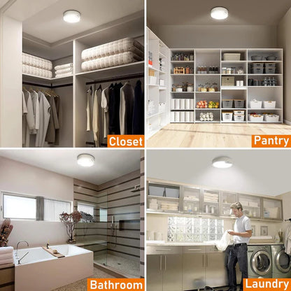 Lumora – LED Ceiling Lamp with Motion Sensor (Wireless, Battery-Powered)