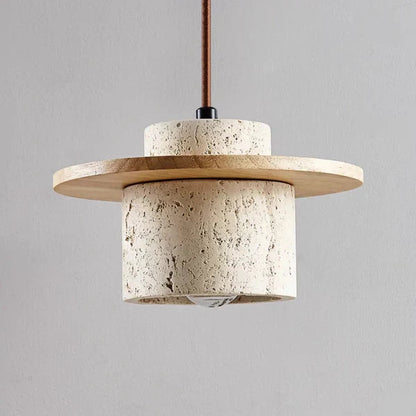 Travia – Modern Travertine Pendant Light