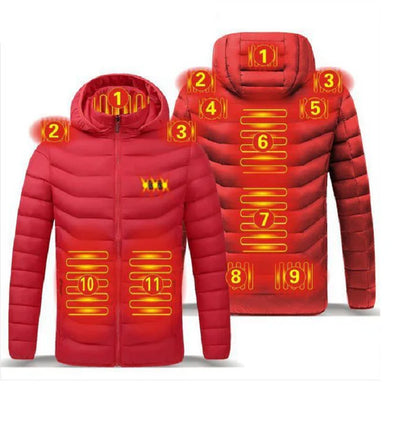 ThermiX – Heated Hoodie Jacket with 11 Heating Zones
