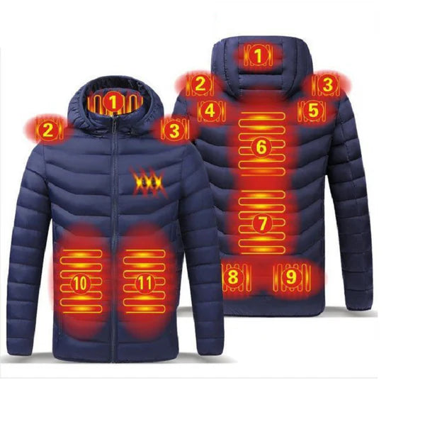 ThermiX – Heated Hoodie Jacket with 11 Heating Zones