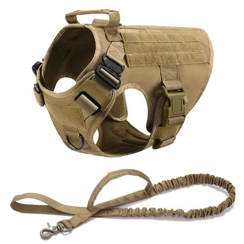 Bricegis™– Heavy-Duty Tactical Dog Harness with Handle
