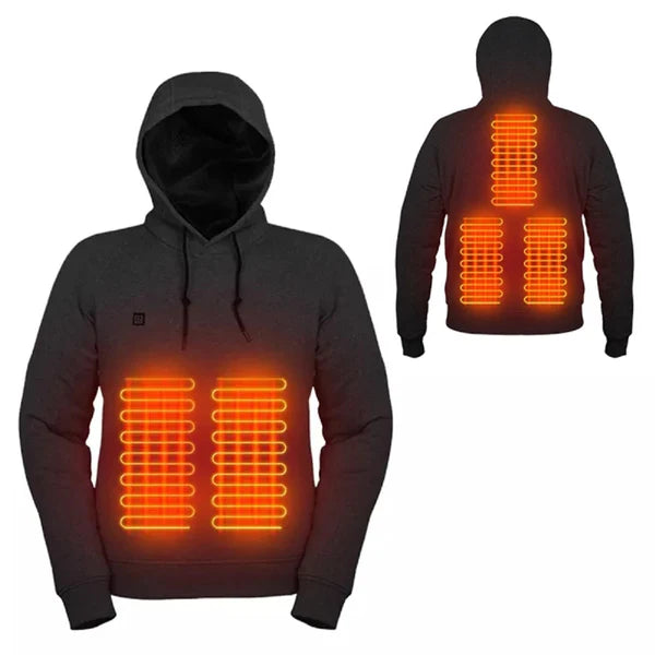 ThermoLux Warm – USB Heated Hoodie with 5 Heating Levels