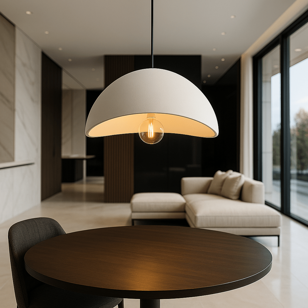 Lunara – Modern Sculptural Cloud Pendant Lamp in Resin